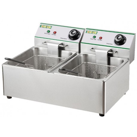 Fimar double tank countertop fryer Easy Line 2x8L