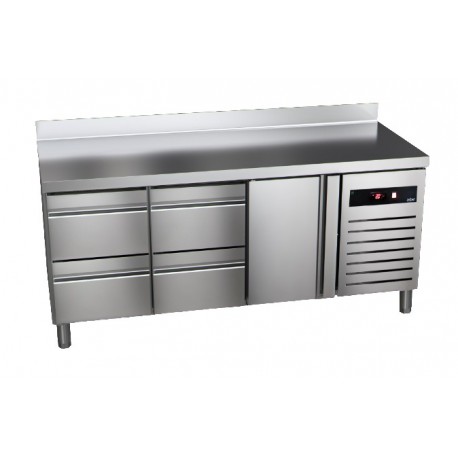 Asber 1 door and 4 drawer counter fridge GTP-7-180-14