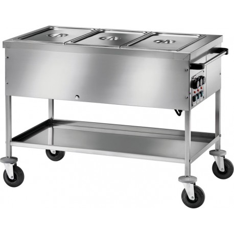 Forcar bain marie trolley CT 1760TD