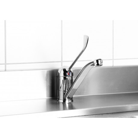 Long lever washbasin tap