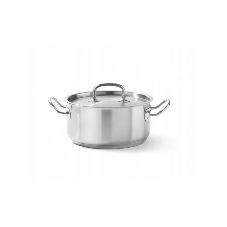Hendi stew pan low with lid 2,9L "Kitchen line"