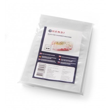 Hendi 140x200mm vacuum cooking bags for vacuum packing machine