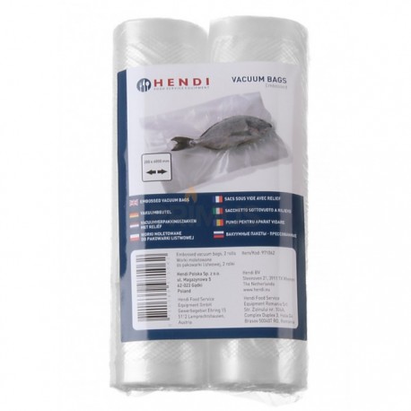 Hendi 280x6000mm embossed vacuum bags