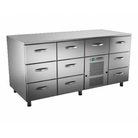 Inox Baltic šaldomas stalas maisto produktams TSK-16010
