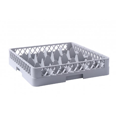 Hendi dishwasher basket for glassware with 16 compartments