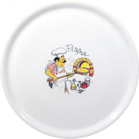 Hendi decorated pizza plate Speciale