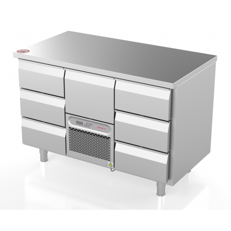 Novameta counter fridge FP0-P222-130/70/90