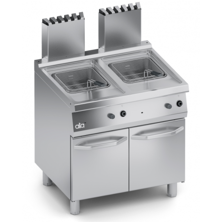 ATA gas free standing double fryer 2x15L K7GFG1015A