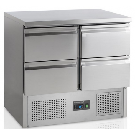 Tefcold 4 drawer counter fridge SA914