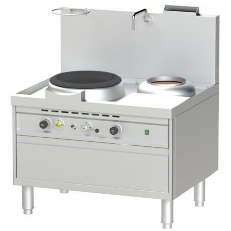 Nayati gas Wok cooker with stand NGKB 11-90
