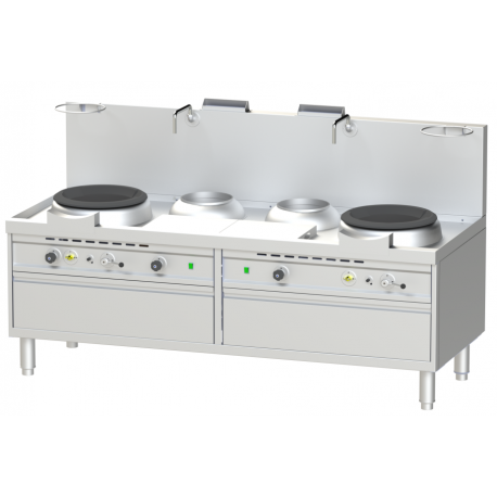 Nayati gas Wok cooker with stand NGKB 22-90