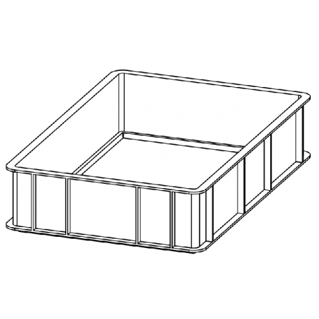 Samaref high-density polyethylene container CAS FISH