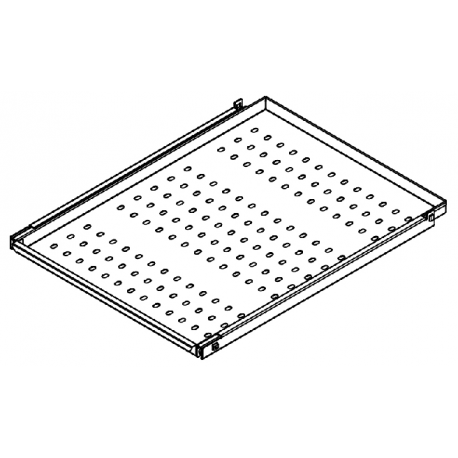 Samaref stainless steel extractable drawer on runners CAS GEL