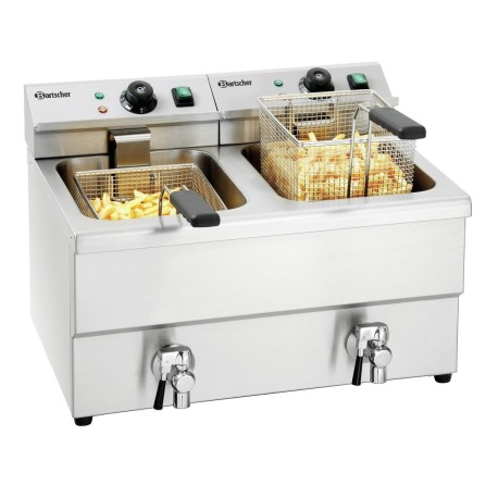 Bartscher double tank countertop fryer IMBISS II 2x8L