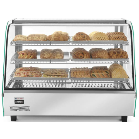 Hendi heated countertop display three levels 885x570mm
