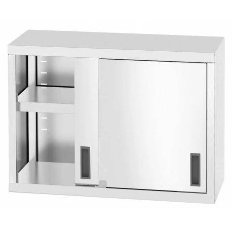 Hendi welded hanging cabinet with sliding doors 800x300x600mm