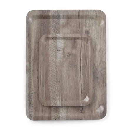 Hendi 370mm wood print serving tray
