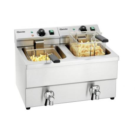 Bartscher double tank countertop fryer IMBISS II 2x8L