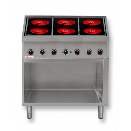 Berner infrared cooker with stand BSH6KTD