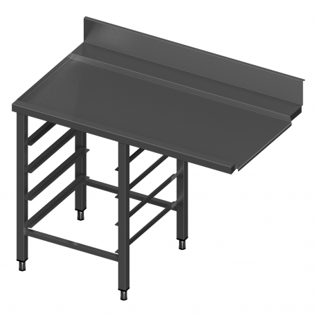 Dishwasher table with guides for 4 dishwasher baskets  PX0-BR4-100/70/90