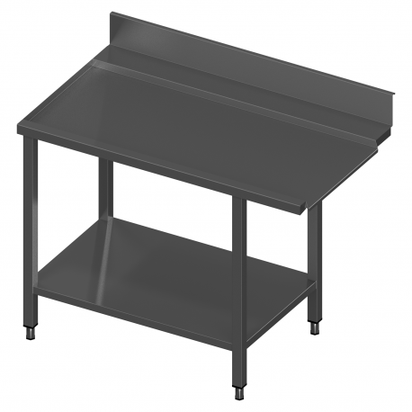 Stalas prie indaplovės su lentyna PX0-PL0-100/70/90