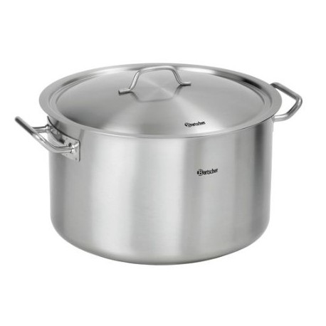 Bartscher stainless steel pot with lid 30 l.